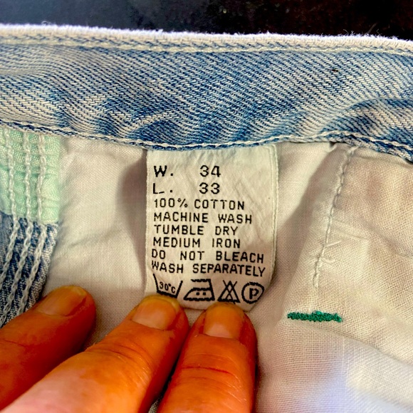 Giordano Blues Slouchy-fit Dungarees - Picture 8 of 8